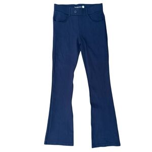 Betabrand 7 Pocket Dress Pant Small Navy Blue Yoga Stretch Office Bootcut